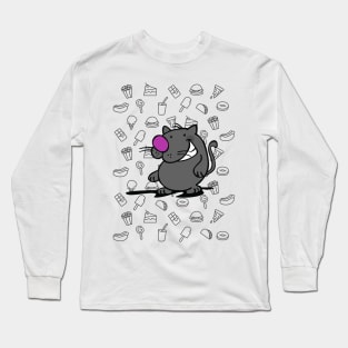 Fat Cat Long Sleeve T-Shirt